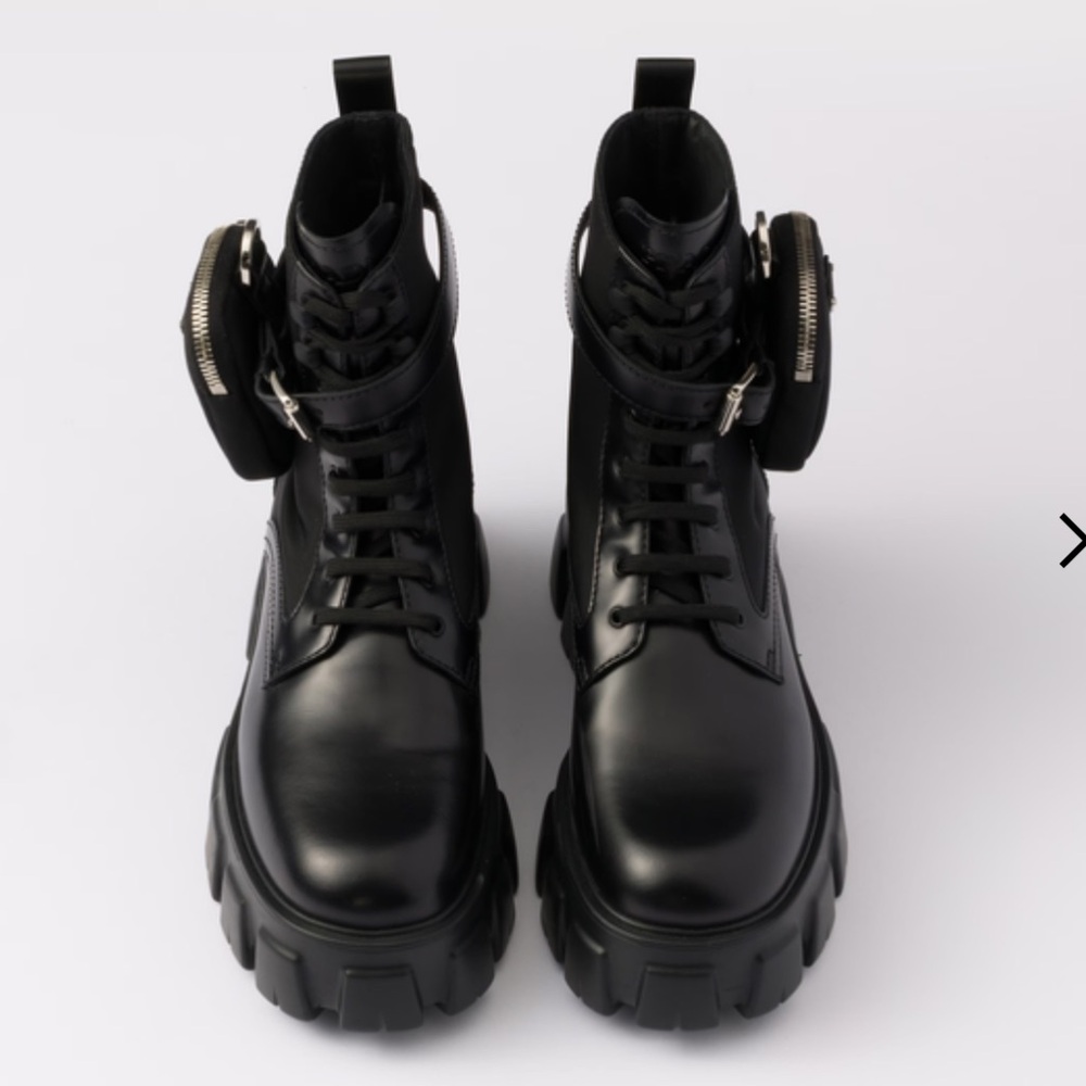 Prada Monolith Combat Boot
